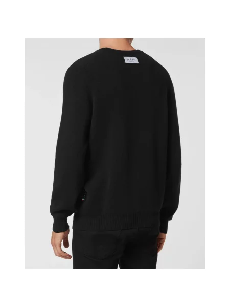 Sweter Philipp Plein wełniany czarny