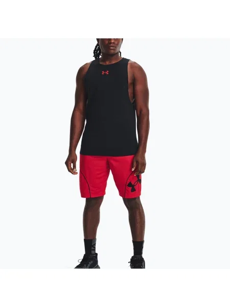 Мъжки баскетболни шорти Under Armour Perimeter червени