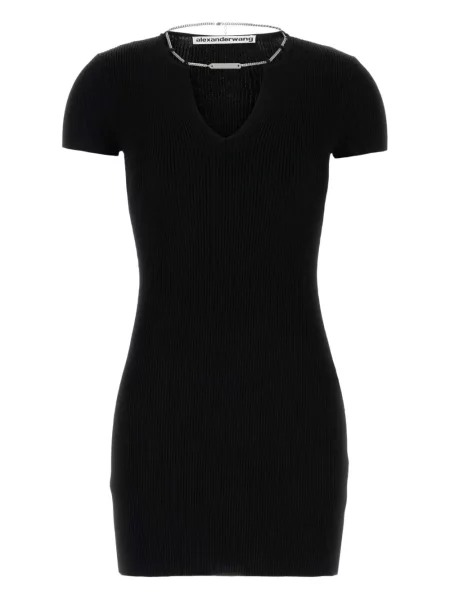 Rochie mini Alexander Wang scurtă de costum negru