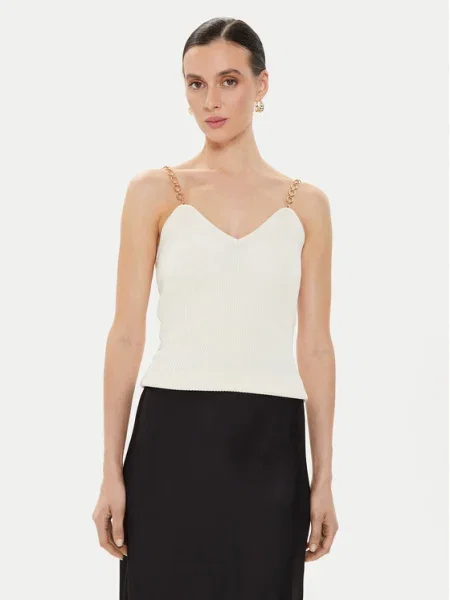 Morgan Felső Ekru Slim Fit bézs