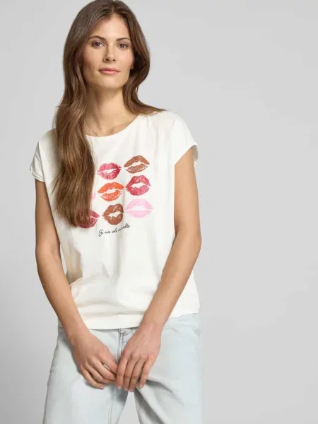 Vero Moda T-Shirt Cysma biały