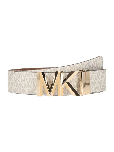 MICHAEL Michael Kors Curea bej / auriu / negru alb