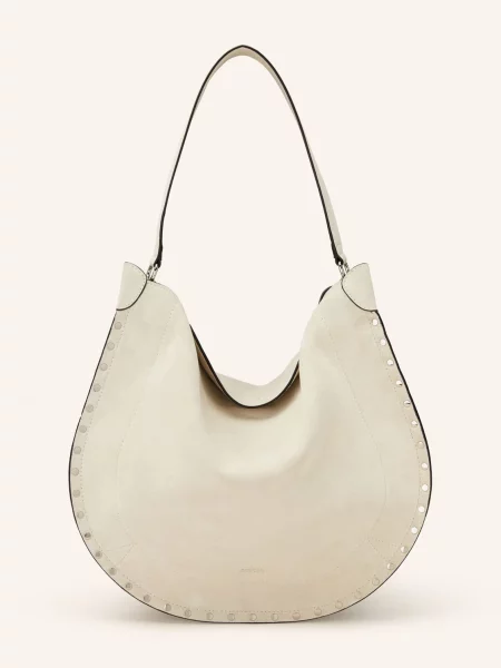 Isabel Marant Shopper Oskan S Pouzdrem A Nýty světle šedá