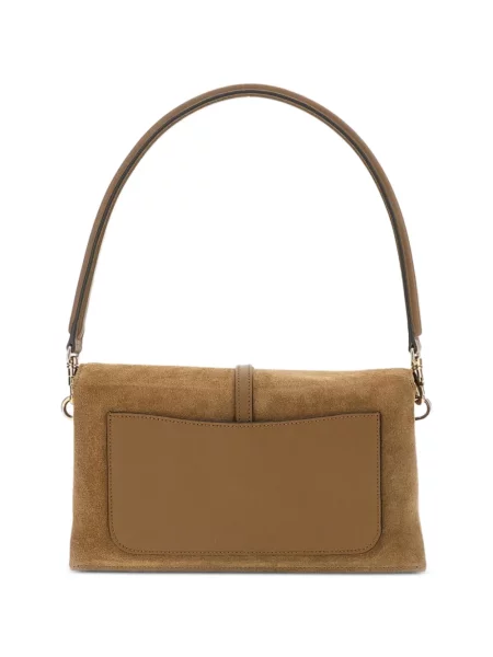 Geantă Tod's din piele de căprioară maro