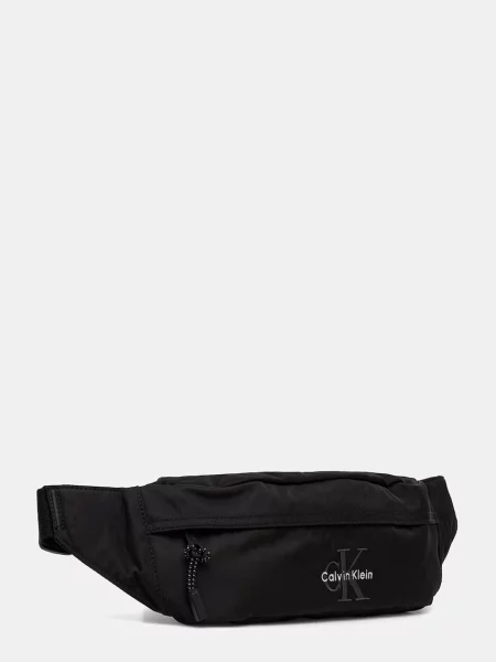 Cu centură geantă de talie Calvin Klein negru