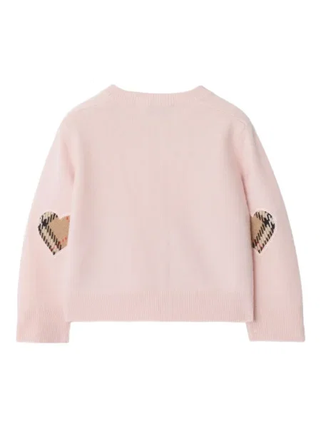 Dětské kardigan Burberry růžový