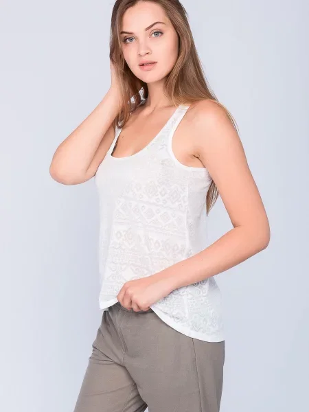 Майка Carica белая