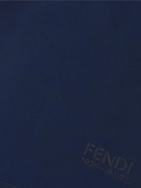 Koszulka dziecięca Fendi niebieska