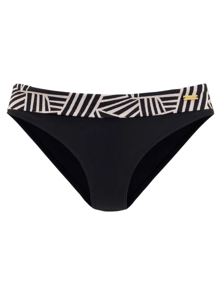 LASCANA Slip costum de baie bej negru