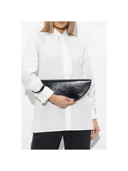 Nerka Maison Margiela skórzana czarna
