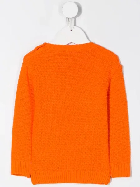 Sweter dziecięcy Siola pomarańczowy