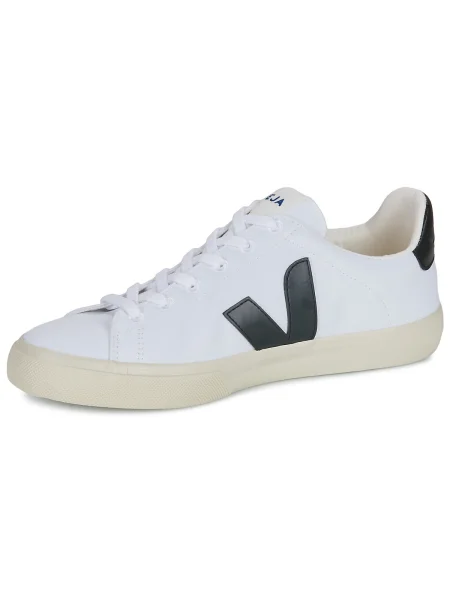Pantofi Veja din canvas alb