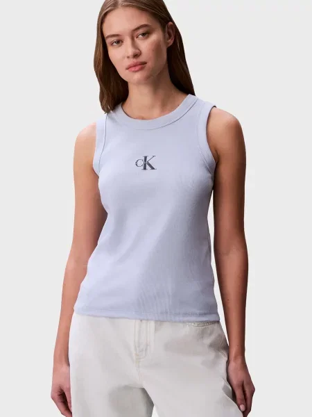 Майка майка Calvin Klein Jeans блакитна
