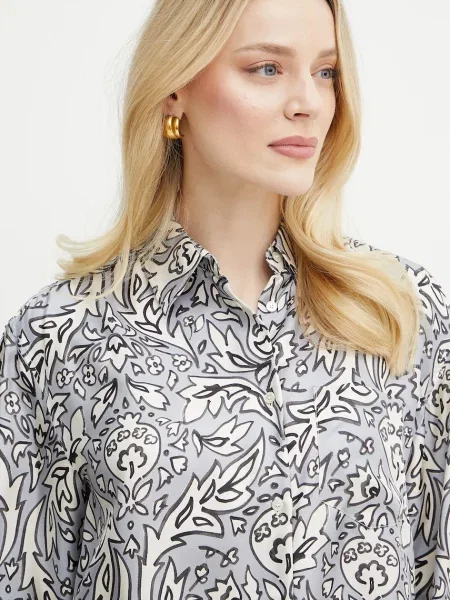 Weekend Max Mara selyem ing kék