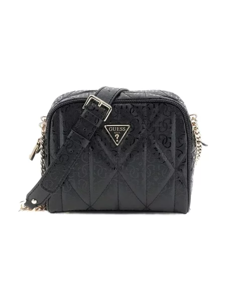 GUESS Geantă de umăr Betula Satchel' negru