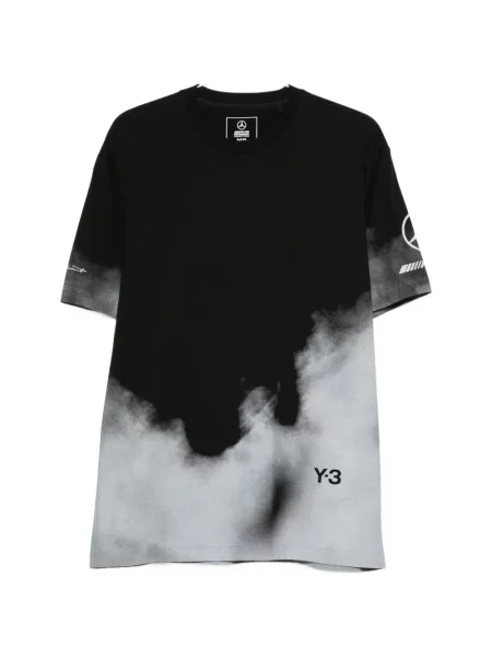 Tricou Y-3 cu autograf negru