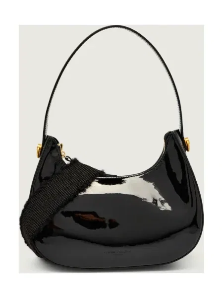 Geanta hobo Gianni Chiarini din piele negru
