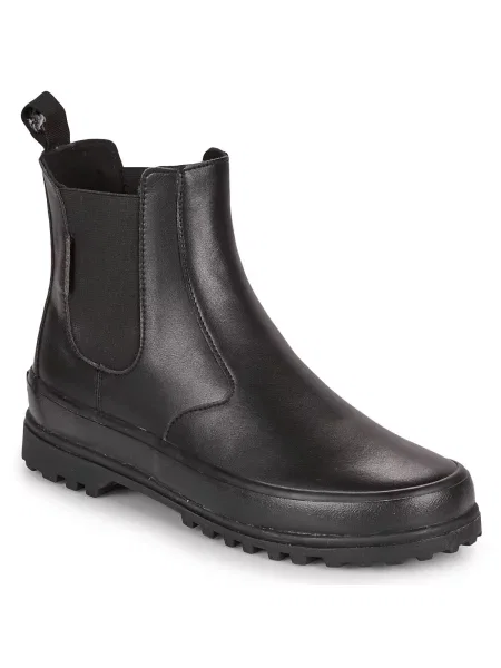 Usnjene superge Superga črna