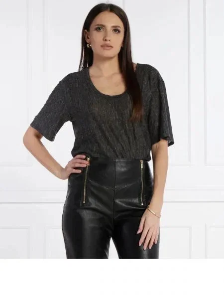 Pinko De in tricou | Relaxed fit negru