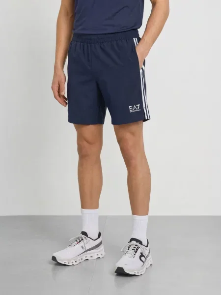 Emporio Armani Tenisové Šortky Tennis Pro tmavě modrá bílá