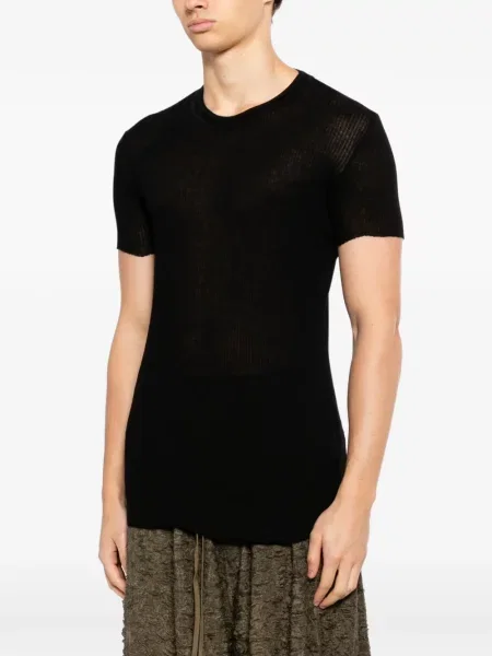 Tricou cu nervuri Julius negru