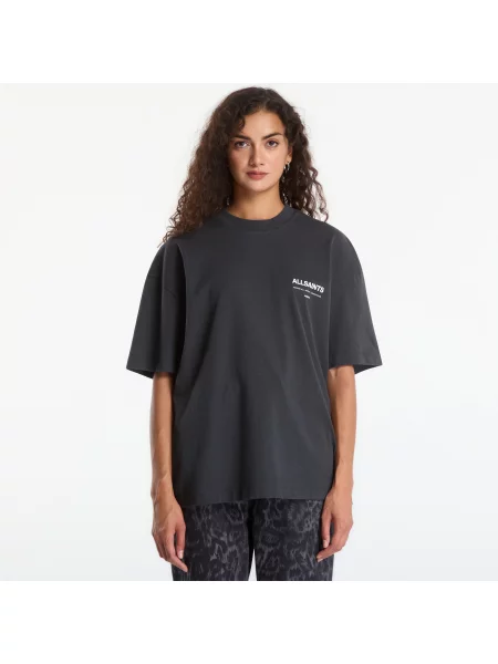 T-shirt AllSaints Backstage Ss Crew Carter Grey XL szara
