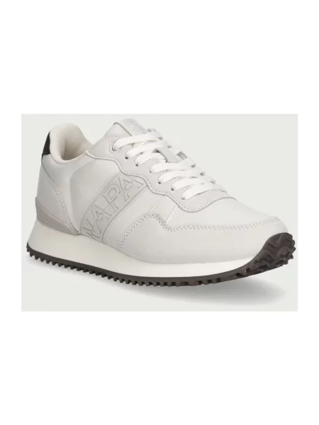 Sneakersy Napapijri skórzane beżowe