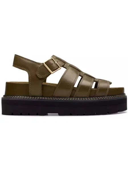 Sandále Clarks zelená