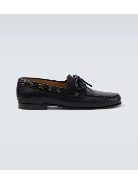 Pantofi loafer Valentino Garavani din piele negru