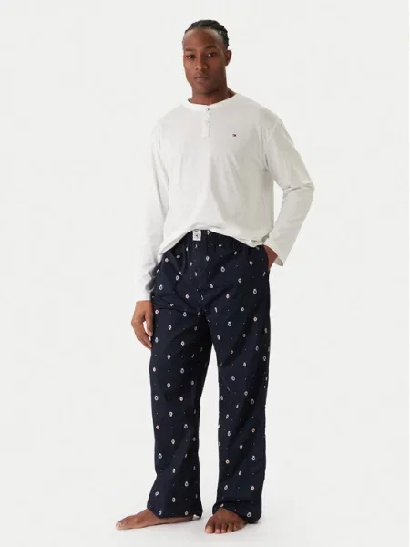Tommy Hilfiger Pižama Écru