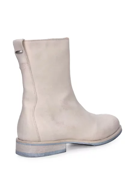 Ceruit botine Our Legacy din piele de căprioară alb