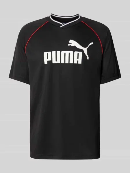 Koszulka z nadrukiem z logo Puma Performance czarna