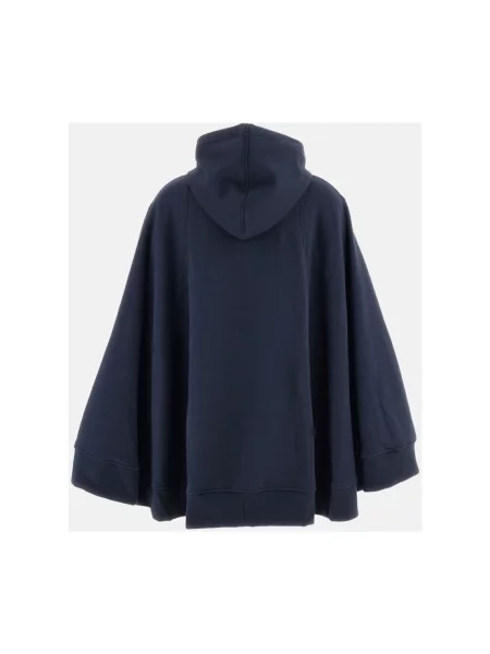 Bluza z kapturem 7 For All Mankind z kapturem niebieska