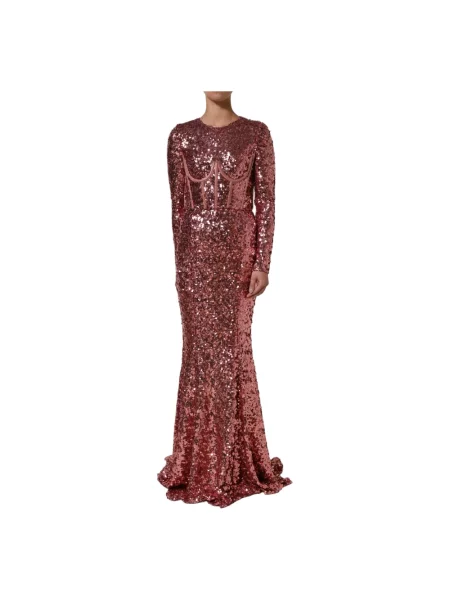 Sukienka Dolce And Gabbana różowa