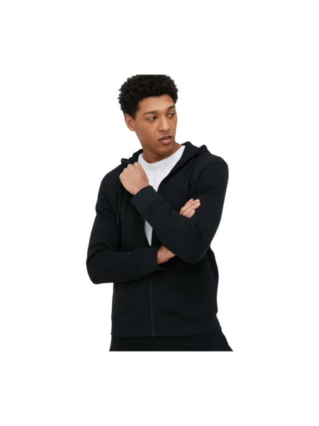 Bluza z kapturem Guess niebieska