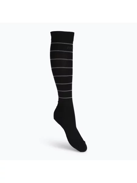 Skarpety kompresyjne do biegania CEP Reflective black czarne