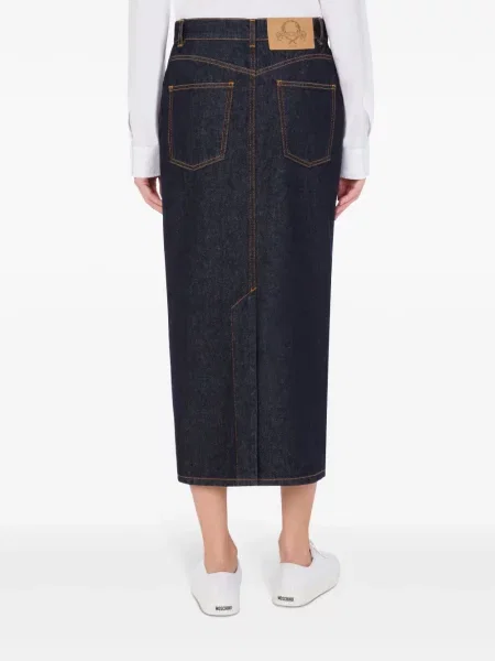 Puzdrová sukňa Moschino modrá