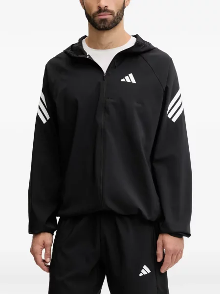 Csíkos tornaterem rövidnadrág Adidas nyomtatás kék