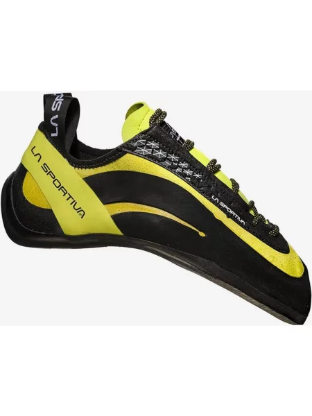 Limonkowe buty wspinaczkowe La Sportiva Miura żółte