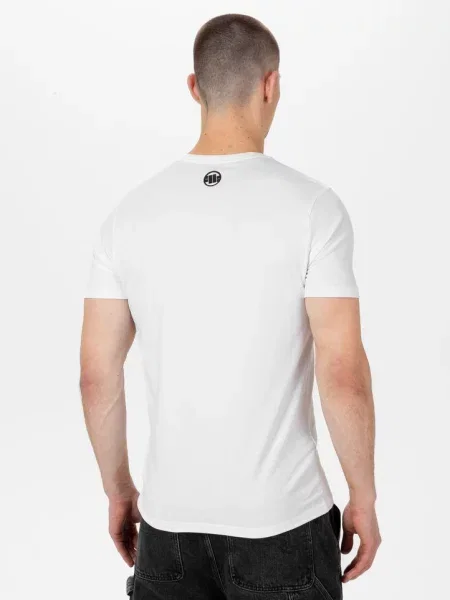 Koszulka Pitbull Slim Fit Classic Boxing biała