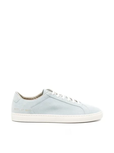 Sneakerși Common Projects cu șireturi din dantelă albastru