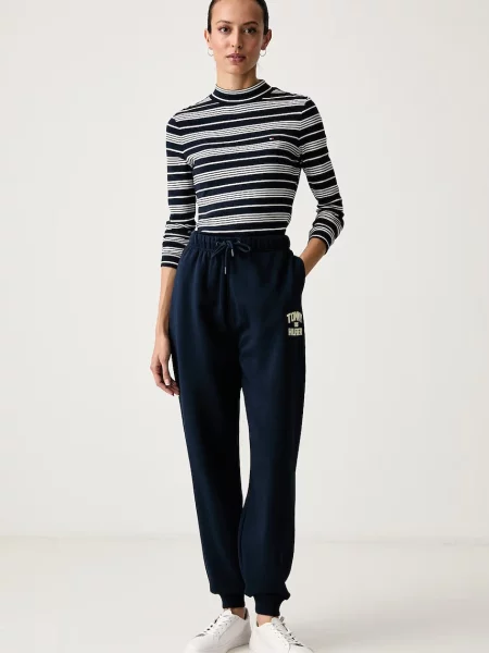 Tommy Hilfiger trenirka z bombažem modra