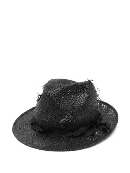 Căciulă Yohji Yamamoto zdrențuiți negru