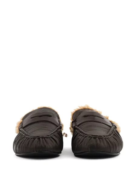 Loafers Toral Shoes από δέρμα προβάτου καφέ