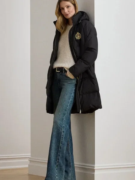 Izolované kabát Lauren Ralph Lauren čierna