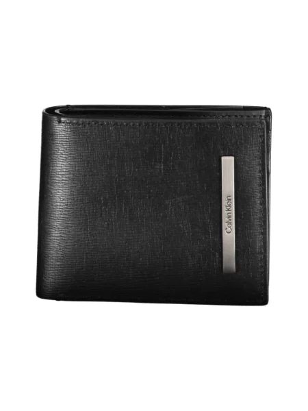 Portfel Calvin Klein skórzany elegancki czarny