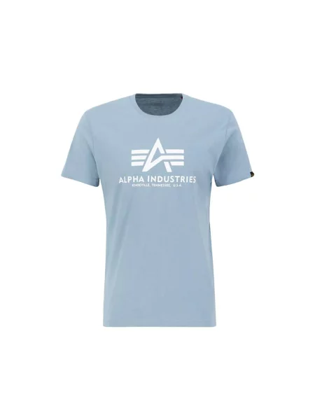 ALPHA INDUSTRIES Tricou Basic Logo azuriu