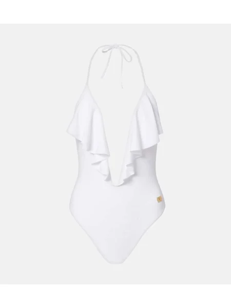 Costum de baie Balmain alb