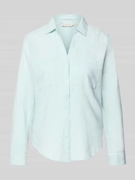 Bluzka koszulowa o kroju regular fit z czystej bawełny Tom Tailor