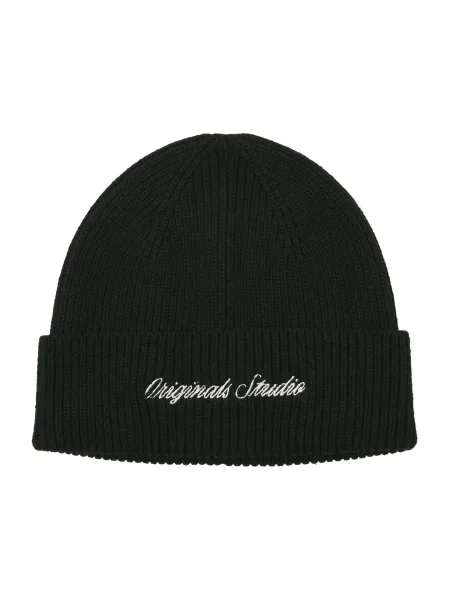 JACK & JONES Căciulă JACNORREBRO negru alb